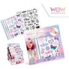 Kids Euroswan - Akcesoria Licencyjne TATTOO SET + OF 50 COLOUR AND B/W TATTOO