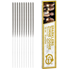 ZIMNE OGNIE 16cm 10 SZTUK