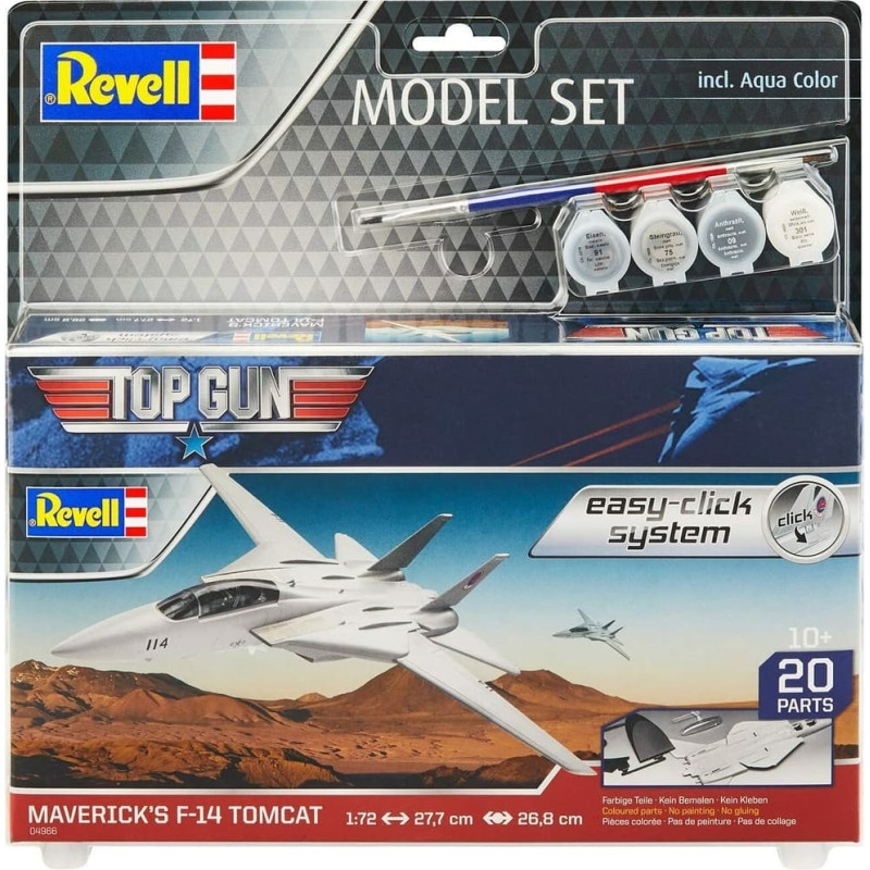 Revell Набор моделей: собери и раскрась F-14 Tomcat "Top Gun"