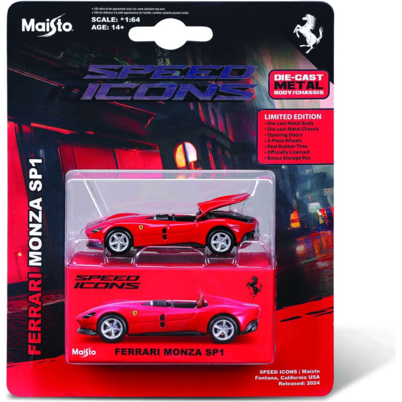 Maisto Die-Cast 1:64 auto Speed Icon, assort., 15700