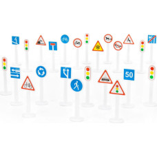 Polesie Набор дорожных знаков 24 шт. 16 см