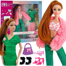 Woopie ROYAL Lalka Emi 30 cm - 12 Ukrytych Niespodzianek + Ubranka i Dodatki