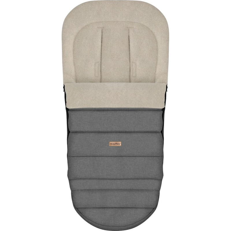 Adjustable footmuff iGrow Scandi 0-36m light grey