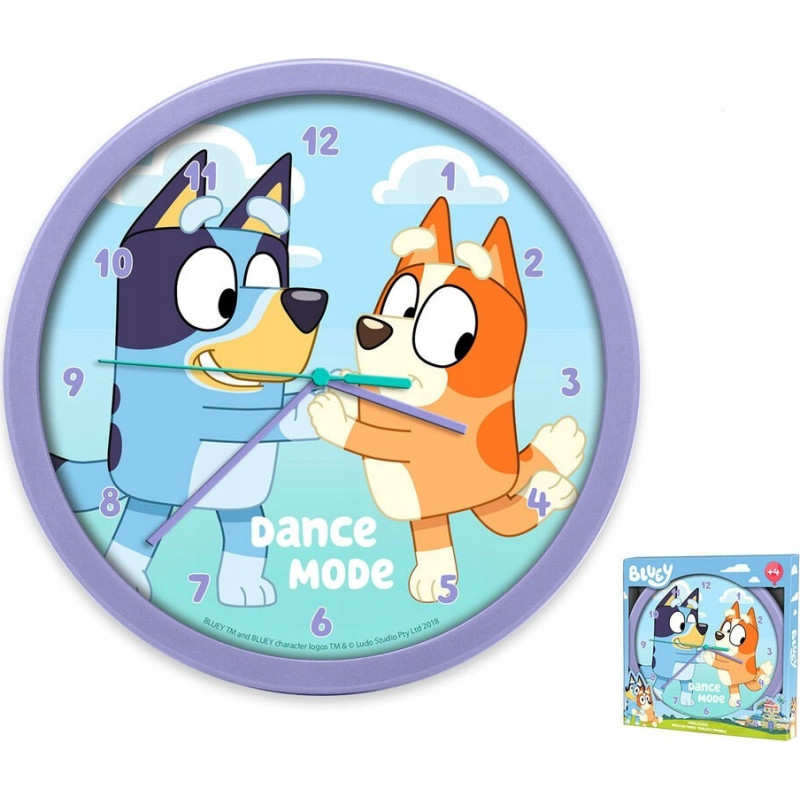 Kids Euroswan - Akcesoria Licencyjne WALL CLOCK BLUEY