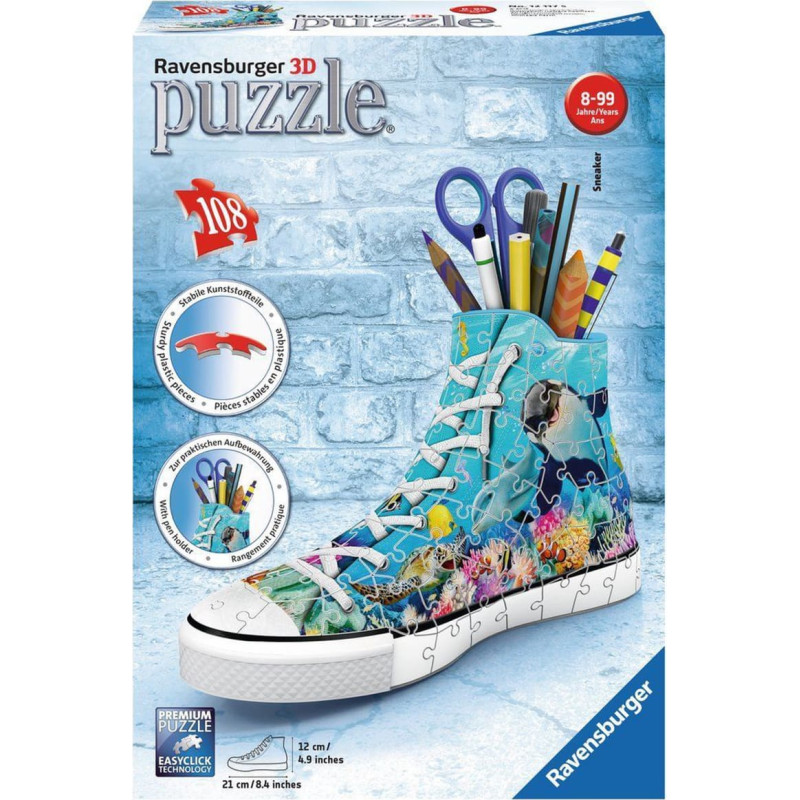 Ravensburger 3D пазл подставка-кед для карандашей Подводный мир