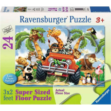 Ravensburger Напольный пазл, 24 эл. Джунгли &mdash; животные