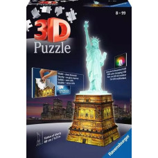 Ravensburger 3D пазл Статуя Свободы с подсветкой, 108 элементов, 8+