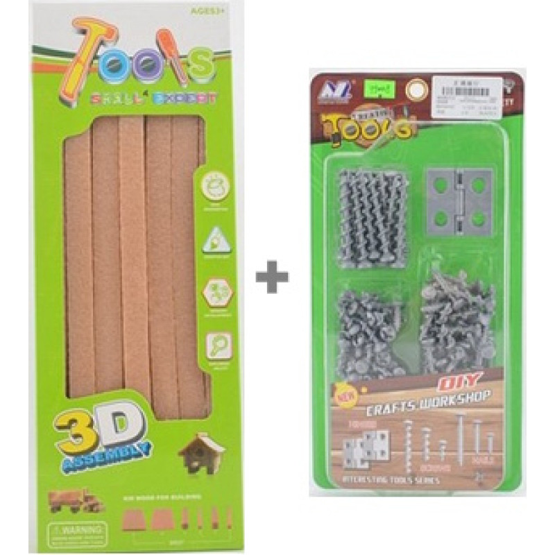 ICO Konstruktīvo "siju" un skrūvju komplekts 23582