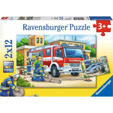 Ravensburger Пазл 2x12 элементов Спасательная служба