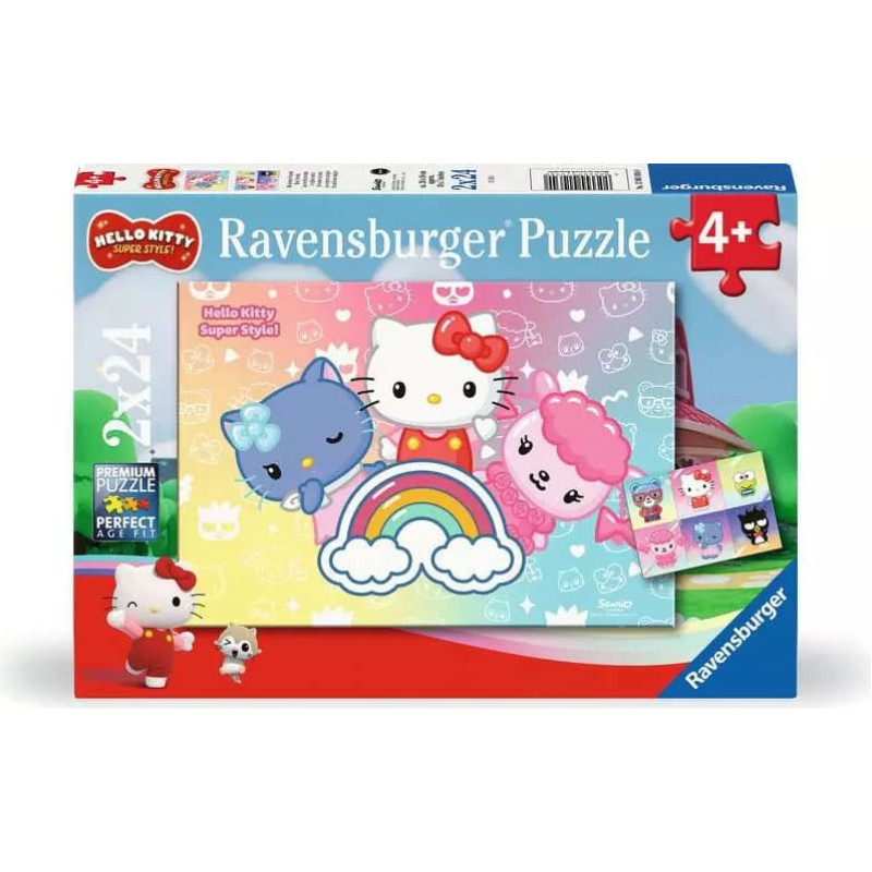 Ravensburger Пазл 2x24 элемента Хелло Китти