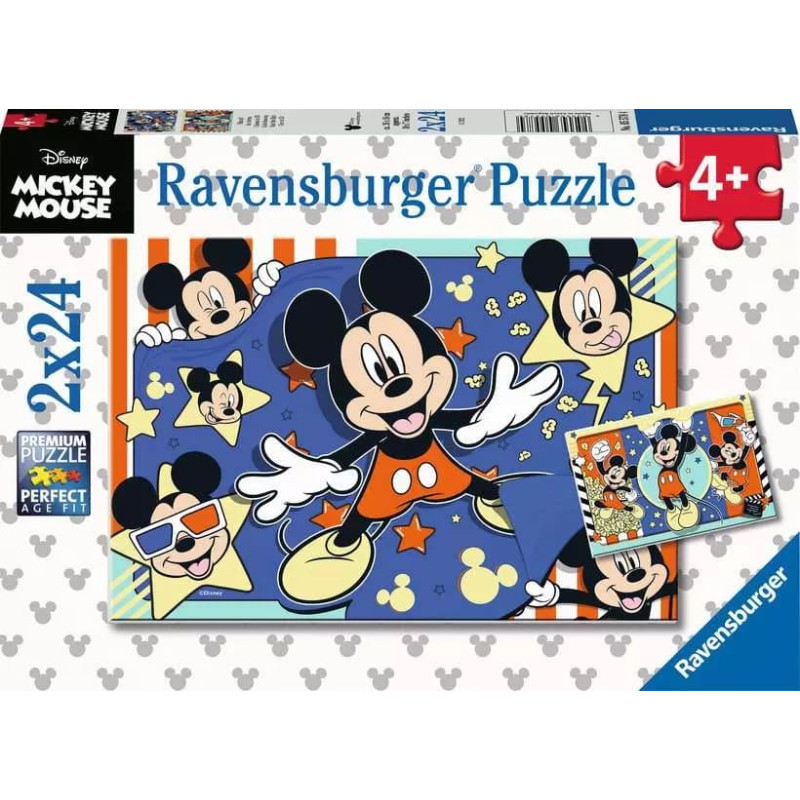 Ravensburger Пазл 2x24 элемента Микки Маус