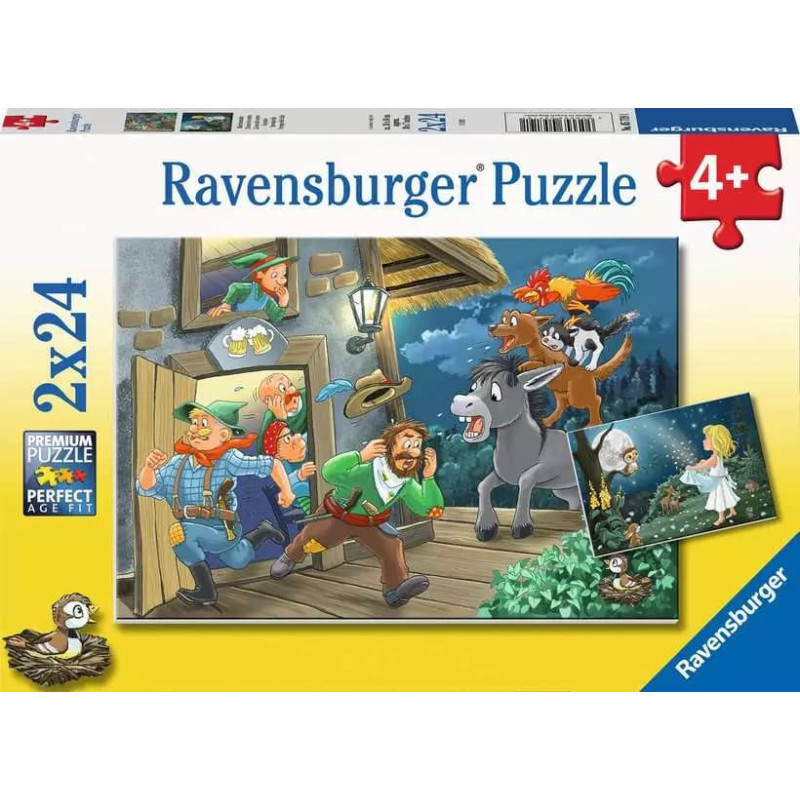 Ravensburger Пазл 2x24 элемента Сказки