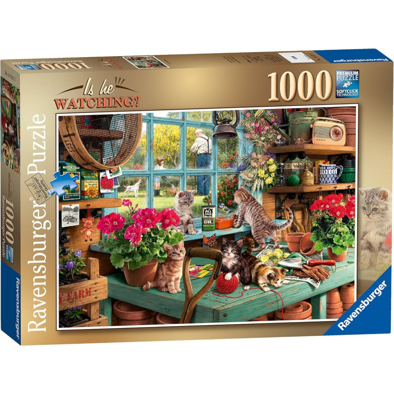 Ravensburger Пазл 1000 Он наблюдает?
