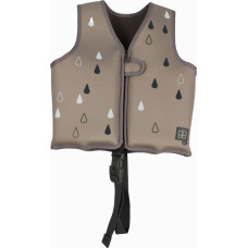Bbl&uuml;v N&auml;j Детский плавательный жилет с SPF50 и съёмными вставками, Sand &ndash; SMALL (1&ndash;3 лет)
