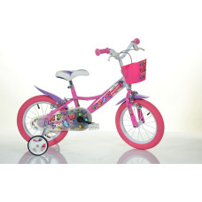 Bimbo Bike Детский велосипед Bimbo Bike 16'' "BUTTERFLY", розовый/белый
