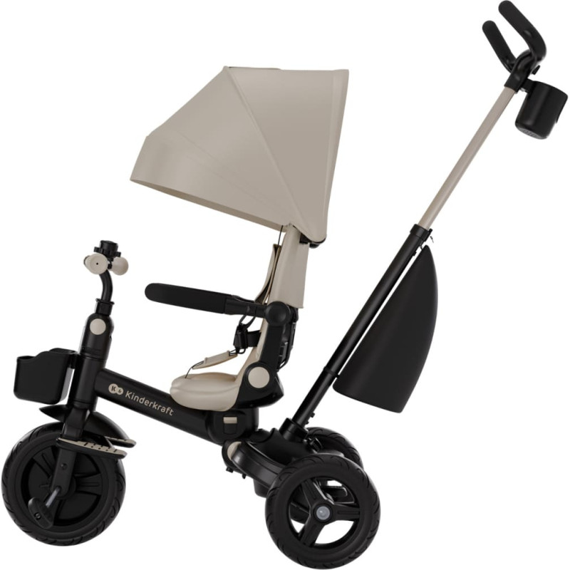 Трёхколёсный велосипед Kinderkraft AVEO 2 Plus, бежевый