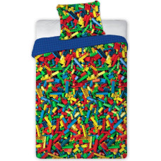 POŚCIEL KPL. MŁODZIEŻOWA 026 KLOCKI 140X200+70X90 BAW.MŁ.