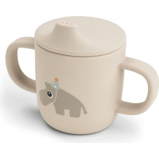 Done By Deer Silicone spout cup 2-handle Celebration Sand