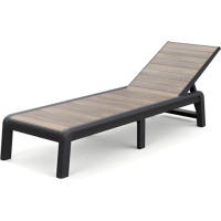 Keter Шезлонг Deco Porto серый/пепельный