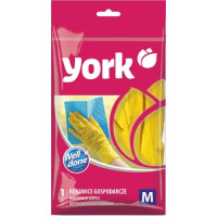 York Резиновые перчатки М