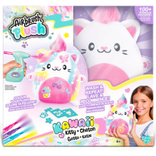 Airbrush PLUSH игровой набор мягкая игрушка с аэрографом Kawaii Kitty, 25 см