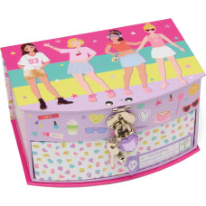 Floss & Rock Lockable Jewellery Box, Fab Friends