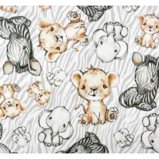 Atk Kieczmerscy Autiņ&scaron; flaneļa ar vaskadrānu SAFARI 50x70 cm (4227)