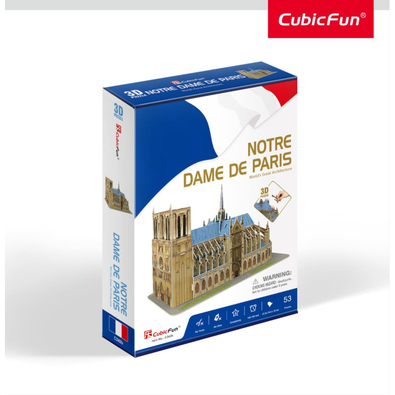 Cubic Fun CUBICFUN 3D пазл &laquo;Собор Парижской Богоматери&raquo;