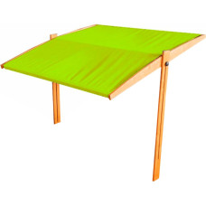 Impregnēts jumtiņš smilšu kastei 140×140 cm, zaļš
