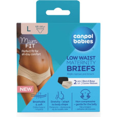 Canpol 78/019 Mum fit majtki ciążowe pod brzuch rozmiar L 2 szt.