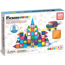 Picasso Tiles Magnetic Construction Set 101 pcs, PC101
