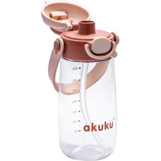 Akuku A0726 Bidon ze słomką szkolny mocha 480 ml