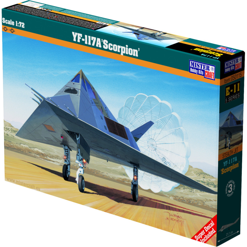 MODEL SAMOLOT YF-117A SCORPION 1:72