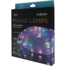 Magic Lights Волшебная гирлянда, 600 LED, 1 миллион цветов, 30 м, DC 5 В, управление через приложение ML61626