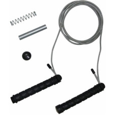 Tunturi H&uuml;ppen&ouml;&ouml;r TUNTURI Jumprope Steel 280cm 2X100g, reguleeritava kaaluga