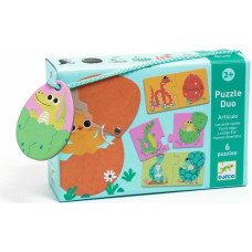 DJECO Пазл-дуэт - Веселые яйца (12 шт) DJ08193