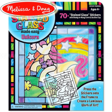 Melissa & Doug Melissa&Doug Stained Glass Unicorn Art.19299 Набор Витраж-Мозайка