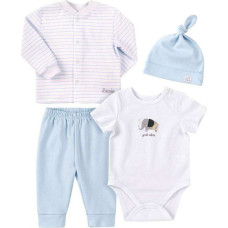 Bembi Baby Set Art.KP251-A01 Детский комплектик из 4 частей 100% хлопок