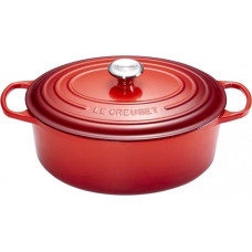 Le Creuset Чугунная кастрюля овальная 31 см / 6,3 л красная