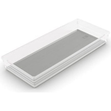 KIS Коробка Sistemo Organizer 8 37,5 x 15 x 5 см прозрачная/светло-серая