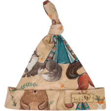 Baby In World BABY 01264 Czapka niemowlęca Smerfetka Boho Boy 3-6m