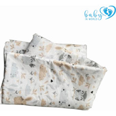 Baby In World BABY 01628 Kołdra i poduszka 135x100 40x60 Polana S&oacute;wki