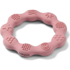 Babyono Zobu graužamais elastīgs RING BabyOno 825/02 pink