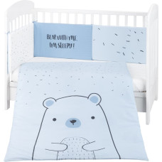 Bedding set 2pcs EU Style 70/140 Bear with me Blue