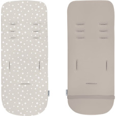 Memory foam stroller liner Dots Beige