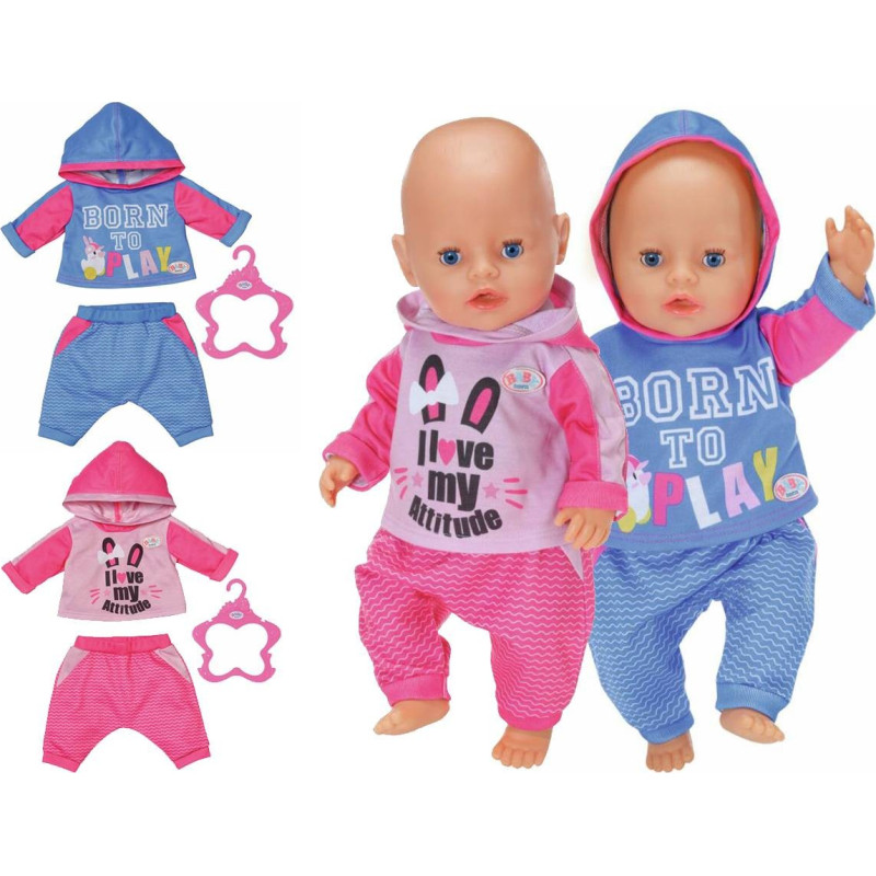 Baby Born ® Jogging Suits 2 assorted 43cm