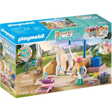 Playmobil WORLD OF HORSES  мойка с Изабеллой и Лионессой 71354