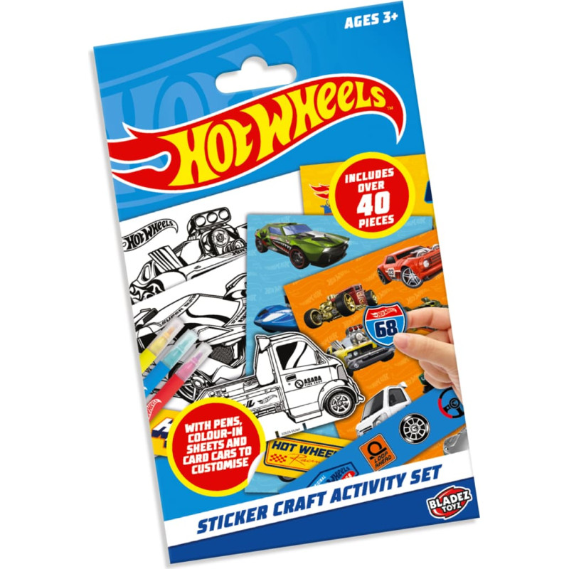 Bladez HOT WHEELS Набор для творчества с наклейками