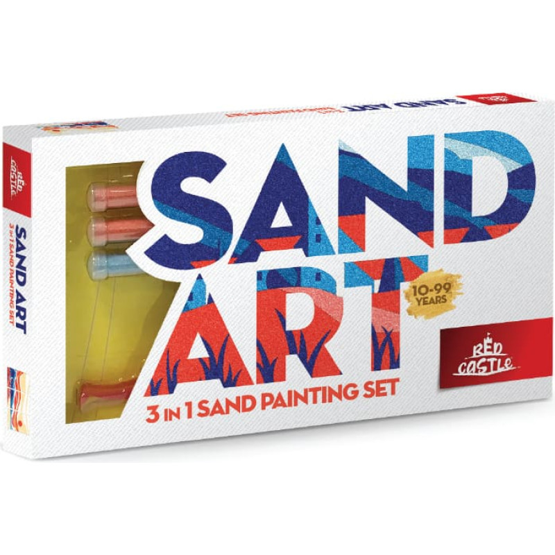 Red Castle sand art set 3in1