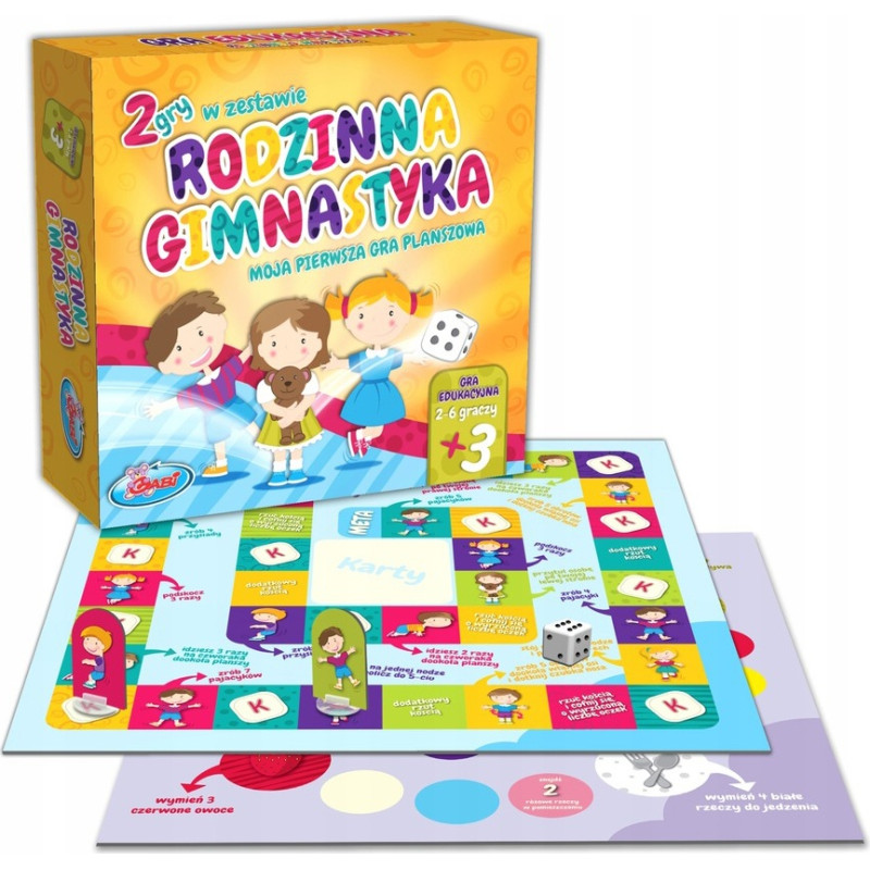 Семейная игра ГИМНАСТИКА, ЦВЕТ